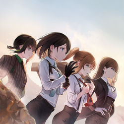 This is a pixiv picture whose title is 不撓不屈.