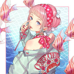 This is a pixiv picture whose title is 夏のお嬢さん.