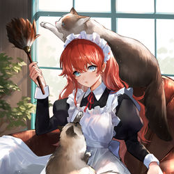 This is a pixiv picture whose title is 休憩中。。。.