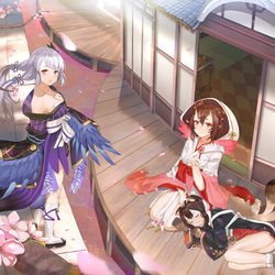 This is a pixiv picture whose title is 四季繪.