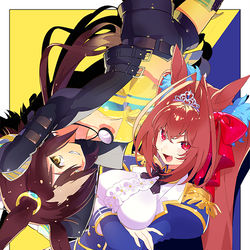 This is a pixiv picture whose title is ライバル.