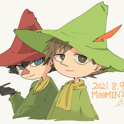 This is a pixiv picture whose title is MOOMIN'S DAY.
