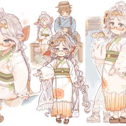 This is a pixiv picture whose title is 浴衣ザルハメリナさんが美人かわいい.