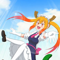 This is a pixiv picture whose title is トール（小林さんちのメイドラゴン）.