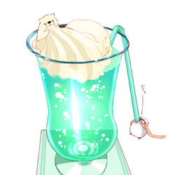 This is a pixiv picture whose title is ビッグメロンソーダ.