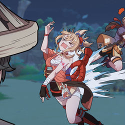 This is a pixiv picture whose title is 宵宮.