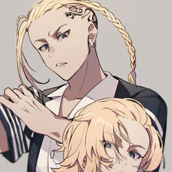 This is a pixiv picture whose title is 【東リべ】マイキーとドラケン.