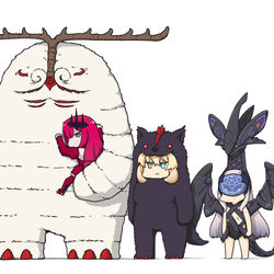 This is a pixiv picture whose title is となりの〇〇〇〇〇〇.