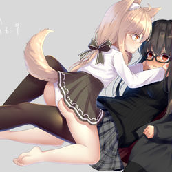 This is a pixiv picture whose title is 来点阳间百合 第二部.