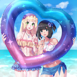 This is a pixiv picture whose title is うきわⅡ.