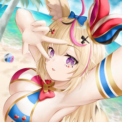 This is a pixiv picture whose title is 尾丸ポルカ.