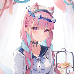This is a pixiv picture whose title is 湊あくあ.