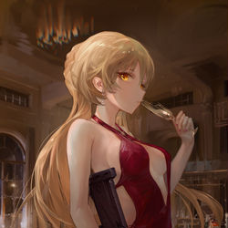 This is a pixiv picture whose title is The terminator of the party.