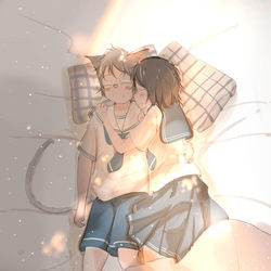 This is a pixiv picture whose title is おひるね.