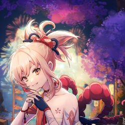 This is a pixiv picture whose title is yuimiya❤️.