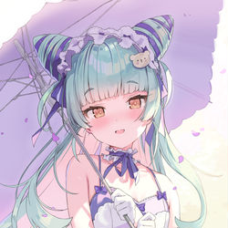 This is a pixiv picture whose title is 眠森ペティ.