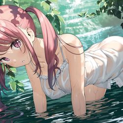 This is a pixiv picture whose title is 濡々.