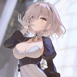 This is a pixiv picture whose title is メイド.