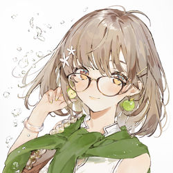 This is a pixiv picture whose title is 🍏.