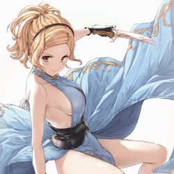 This is a pixiv picture whose title is スマートエレガンスのジータちゃん描いてみました。.
