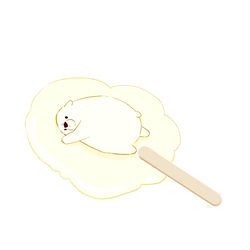 This is a pixiv picture whose title is バニラアイス.