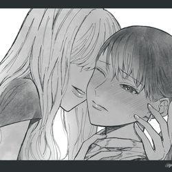 This is a pixiv picture whose title is 囁き声.