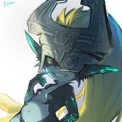 This is a pixiv picture whose title is ミドナ.
