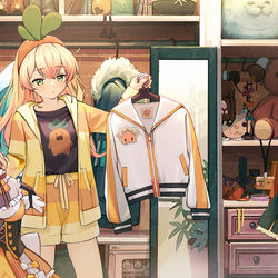 This is a pixiv picture whose title is うとうとお着替え.