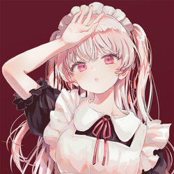 This is a pixiv picture whose title is メイドさん.