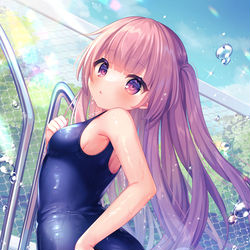 This is a pixiv picture whose title is 夏だね.