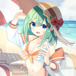 This is a pixiv picture whose title is うちの子サマー2021.