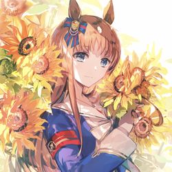 This is a pixiv picture whose title is グラスワンダー.