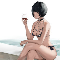 This is a pixiv picture whose title is Summer Tae Takemi.