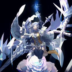 This is a pixiv picture whose title is 白夜.