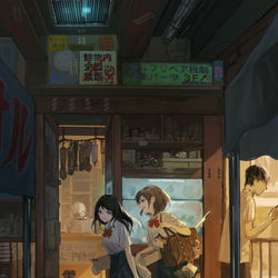 This is a pixiv picture whose title is 部品調達.