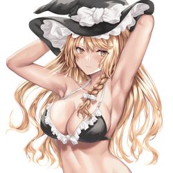 This is a pixiv picture whose title is 「い、いつまで眺めてるつもりだ…？」.