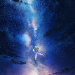 This is a pixiv picture whose title is 願い星.