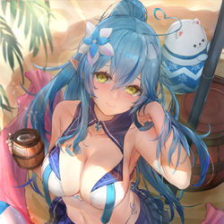 This is a pixiv picture whose title is 水着ラミィちゃん.