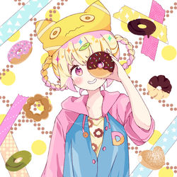 This is a pixiv picture whose title is 🍩.