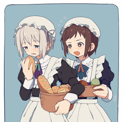 This is a pixiv picture whose title is メイド.