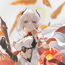 This is a pixiv picture whose title is 薪炎律者.