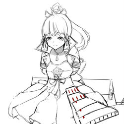 This is a pixiv picture whose title is Ayaka.