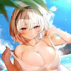 This is a pixiv picture whose title is シリアス.