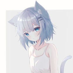 This is a pixiv picture whose title is 「なーに？」.