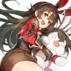 This is a pixiv picture whose title is Genshin†Amber.