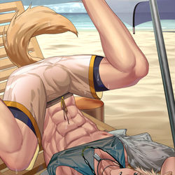 This is a pixiv picture whose title is 龙舌兰擅长外交的秘密原因.