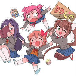 This is a pixiv picture whose title is どきどき文芸部!!!.