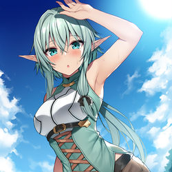 This is a pixiv picture whose title is ゴブスレさんちの金床さん.