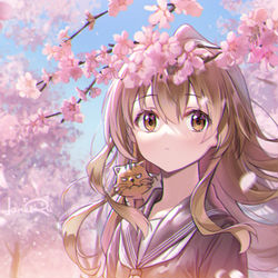 This is a pixiv picture whose title is 逢坂大河.