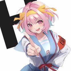 This is a pixiv picture whose title is ハルヒコラボ.